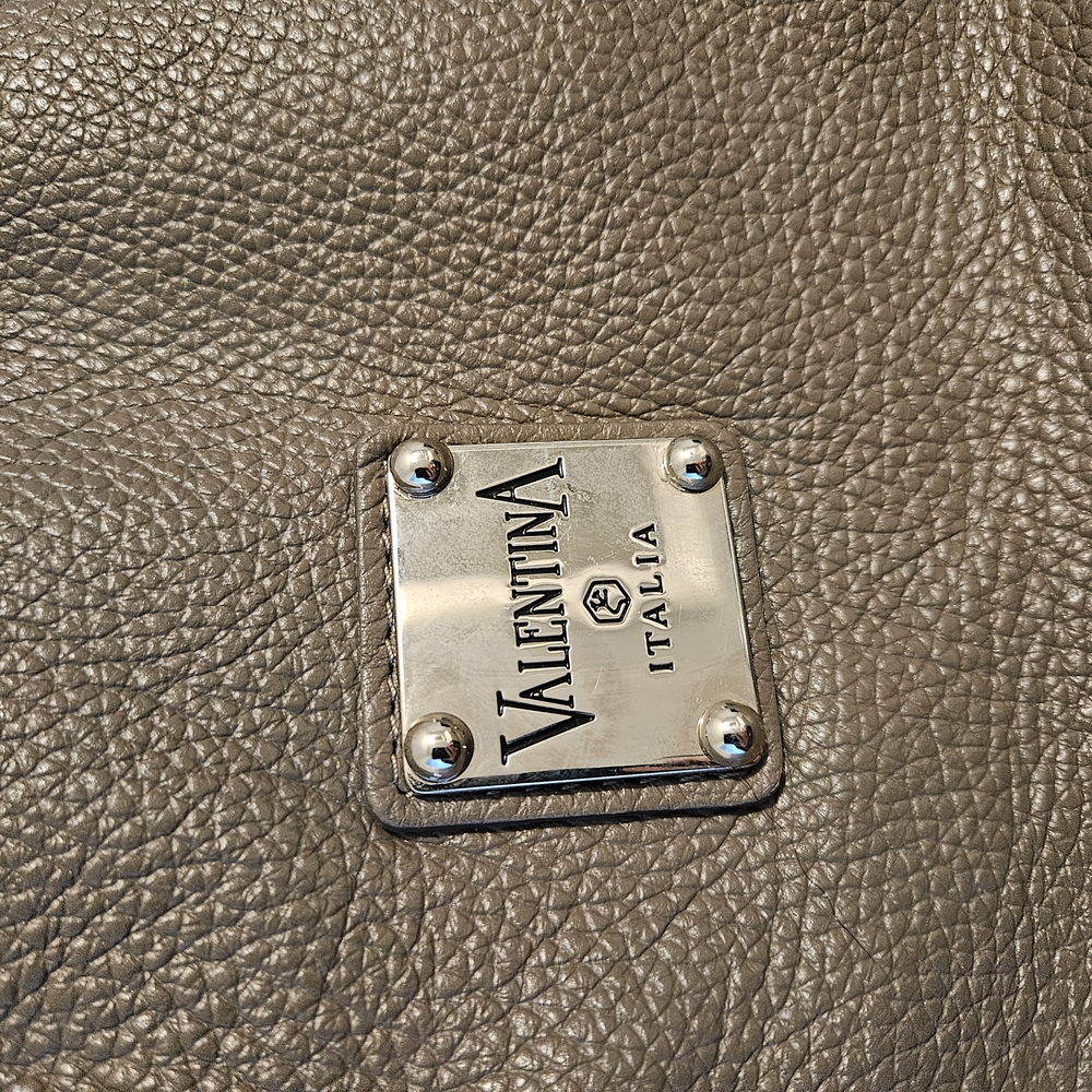 Valentina Pebbled Leather Purse Convertible Backpack-Made In Italy - Picture 4 of 7
